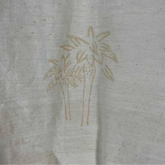 PO-EM crop top NWOT hand woven 100% cotton hand block print boxy oversized fit S - Picture 6 of 9